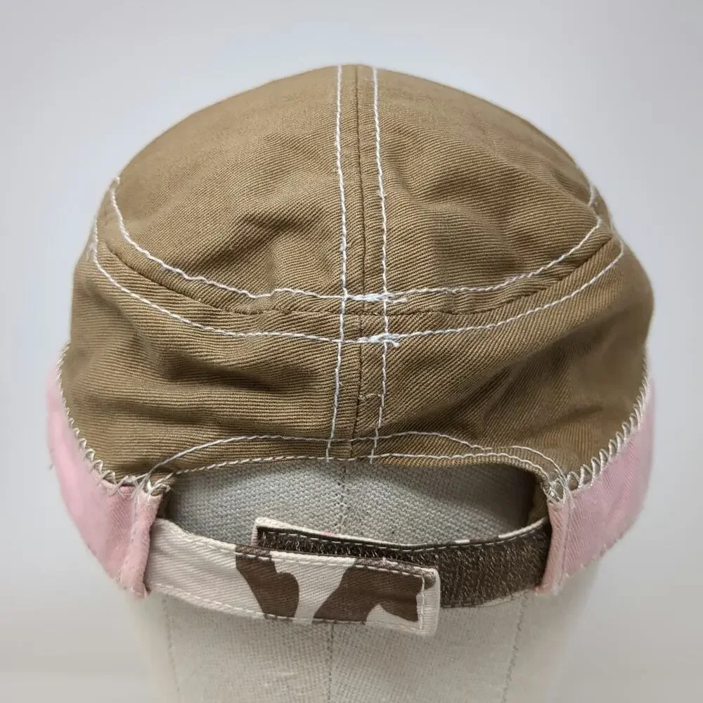 Paramount Outdoors Budweiser Army Cap Brown Pink Camo One Size Strapback Hat